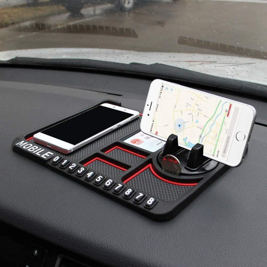 Multifunction Phone GPS Holder Anti-Slip Silicone Pad and Car Mobile Holder