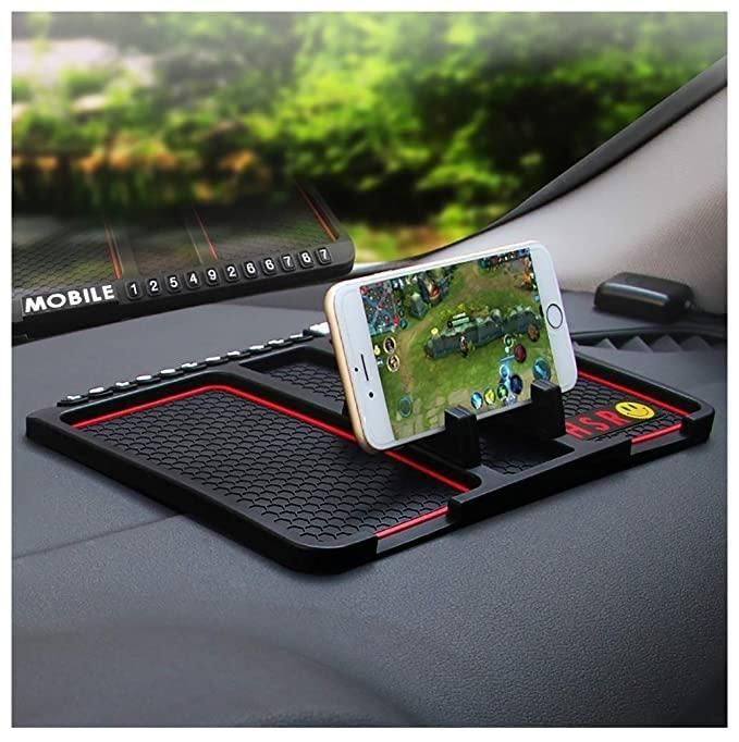 Multifunction Phone GPS Holder Anti-Slip Silicone Pad and Car Mobile Holder