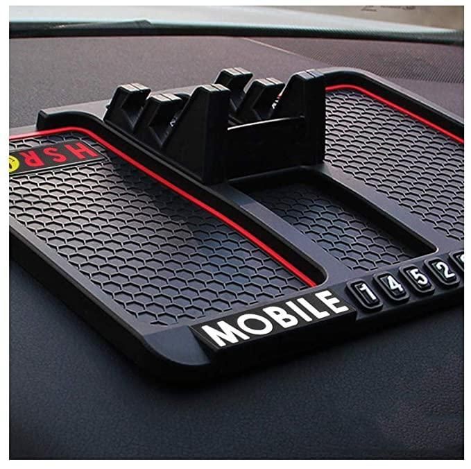 Multifunction Phone GPS Holder Anti-Slip Silicone Pad and Car Mobile Holder