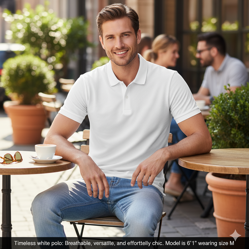 Poly Matte Solid Half Sleeves Mens Polo T-Shirt Pack Of 4