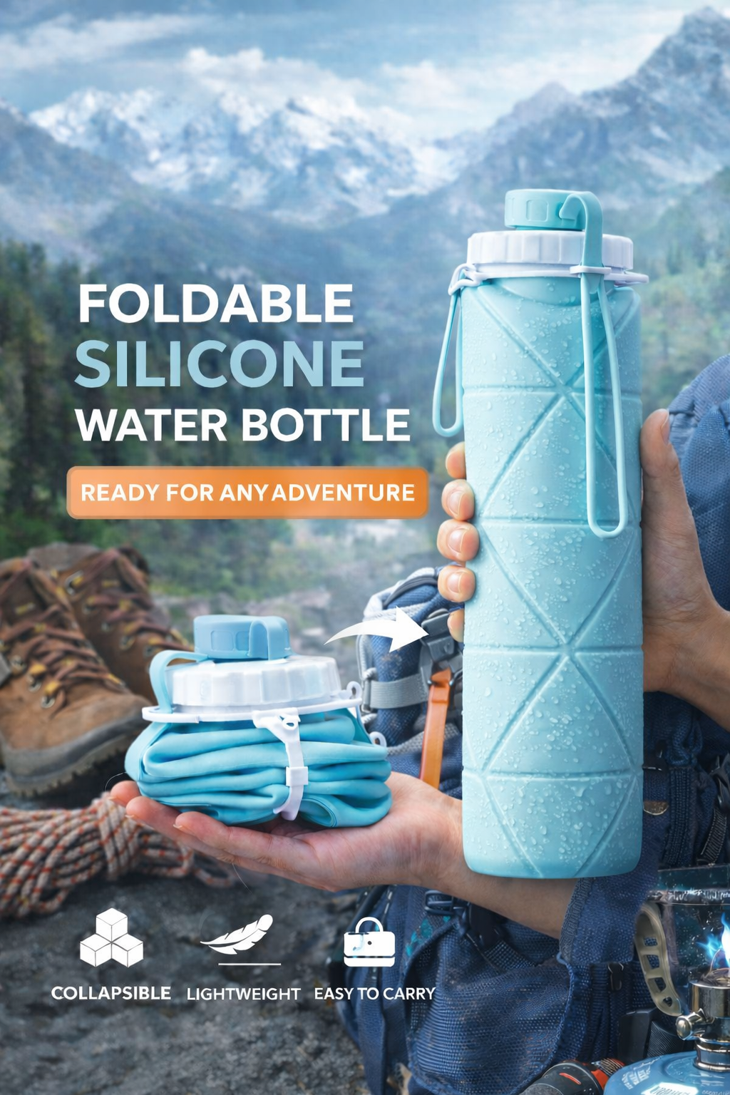 FlexSip™ Foldable Water Bottle