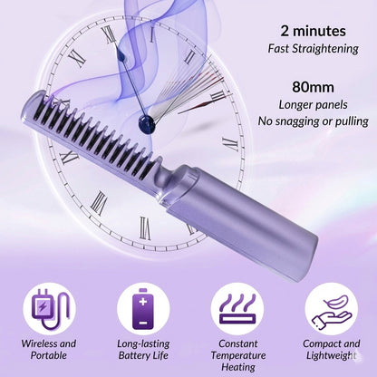 MeneFlix Portable Hair Straightener Hot Comb