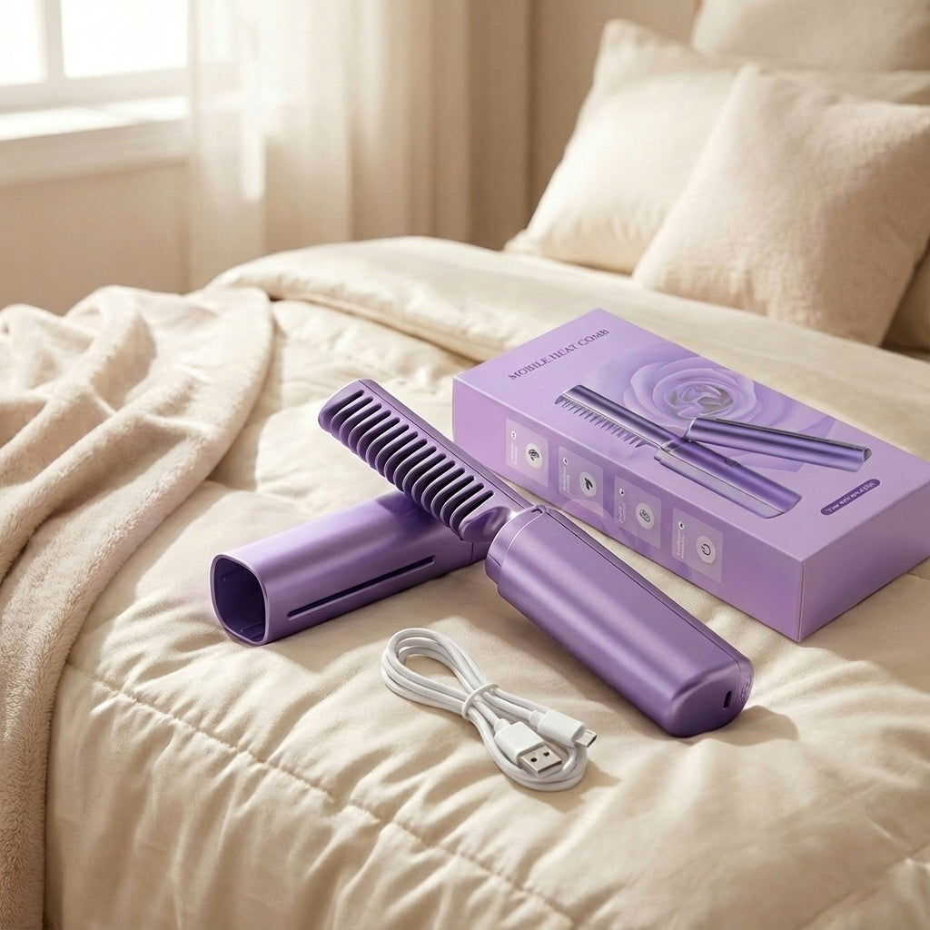 Meneflix™ Portable Hair Straightener Hot Comb